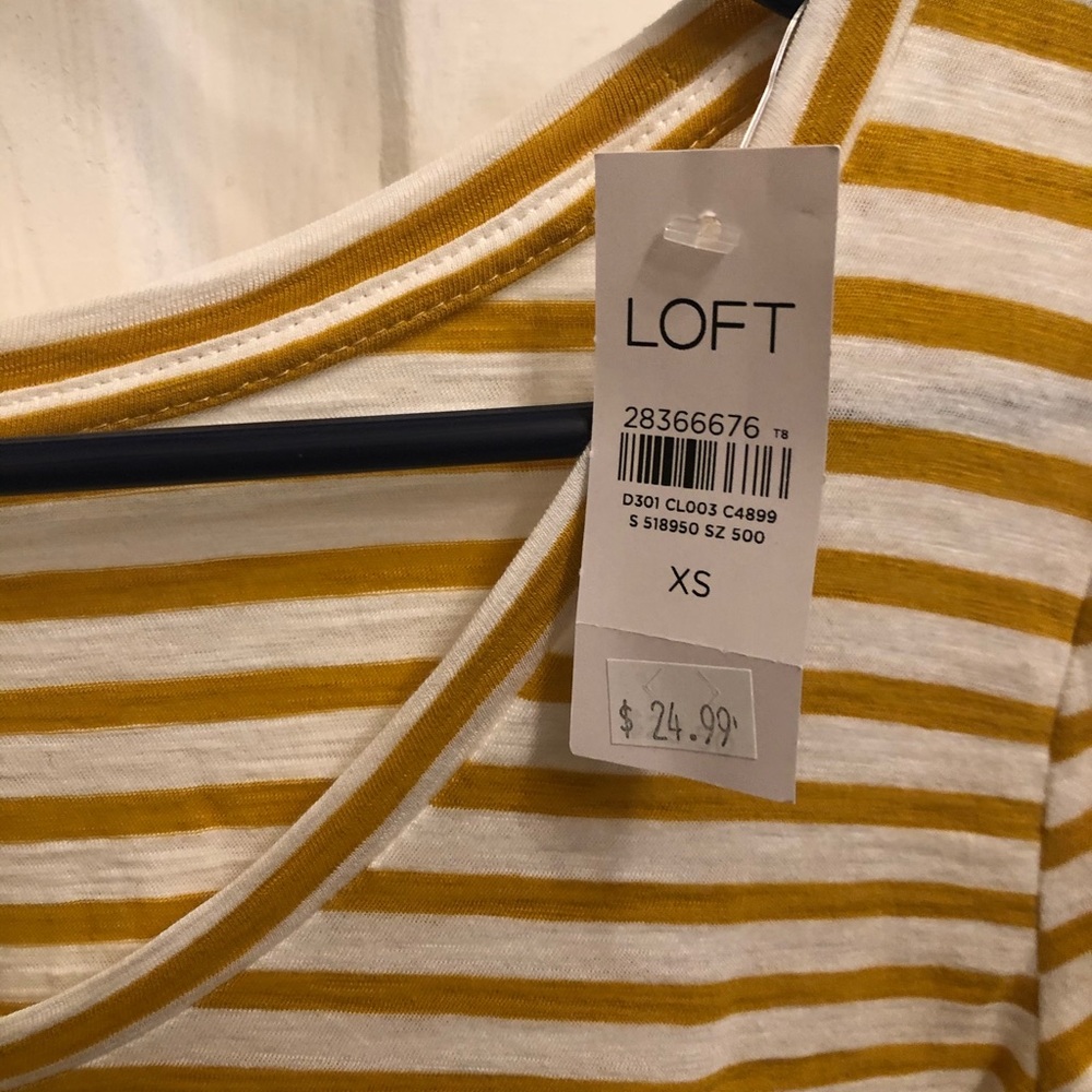 Striped t from Loft - NWT